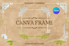 Elegant Corners Canva Frame Decorative Photo Frame Border_31 Product Image 1