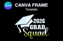 Senior 2026 Canva Frame Varsity Sport Graduation Add Photo31 Product Image 1