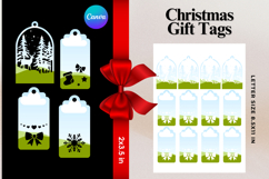 Christmas Gift Tags Canva Frame DIY Labels Editable Bag Tag Product Image 1