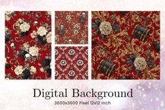 Halloween Pattern Background Scare Horror Ghost Wallpaper_31 Product Image 1