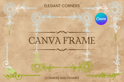 Elegant Corners Canva Frame Decorative Photo Frame Border_32 Product Image 1