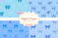 Heart Pattern Valentines Background Wallpaper Digital Paper Product Image 1