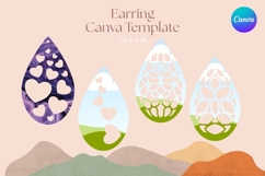 Elegant Earring CANVA FRAME Jewelry Designs Add Photo_34 Product Image 1