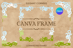 Elegant Corners Canva Frame Decorative Photo Frame Border_34 Product Image 1