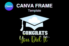 Senior 2026 Canva Frame Varsity Sport Graduation Add Photo34 Product Image 1