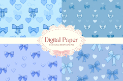 Heart Pattern Valentines Background Wallpaper Digital Paper Product Image 1