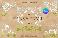 Elegant Corners Canva Frame Decorative Photo Frame Border_37 Product Image 1