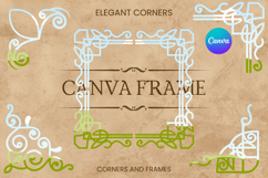 Elegant Corners Canva Frame Decorative Photo Frame Border_38 Product Image 1