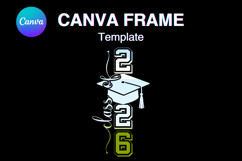 Senior 2026 Canva Frame Varsity Sport Graduation Add Photo39 Product Image 1