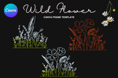 Wild Flower Canva Frame Bouquet Flower Add Photo_39 Product Image 1
