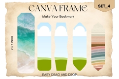 Bookmark Canva Frame Template Fill Your Own Editable Photo_4 Product Image 1
