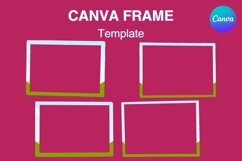 Grunge Canva Frame Distressed Square Rectangle Photo Frame_4 Product Image 1