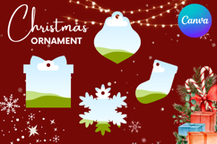 Christmas Ornament Canva Frame Christmas Tree Decorate Photo Product Image 1