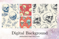 Halloween Pattern Background Scare Horror Ghost Wallpaper_40 Product Image 1