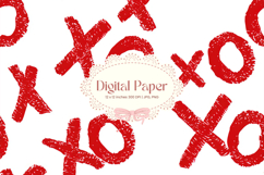 Valentines Pattern Background Love Wallpaper Digital Paper40 Product Image 1