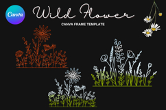 Wild Flower Canva Frame Bouquet Flower Add Photo_41 Product Image 1