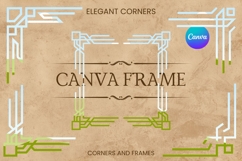 Elegant Corners Canva Frame Decorative Photo Frame Border_41 Product Image 1