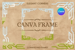Elegant Corners Canva Frame Decorative Photo Frame Border_42 Product Image 1