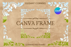 Elegant Corners Canva Frame Decorative Photo Frame Border_43 Product Image 1