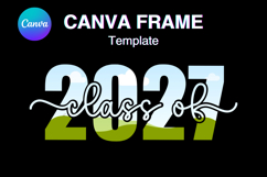 Senior 2026 Canva Frame Varsity Sport Graduation Add Photo44 Product Image 1