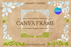 Elegant Corners Canva Frame Decorative Photo Frame Border_44 Product Image 1