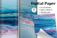 Ocean Waves Background Sea Water Deep Blue Ocean Surfing_44 Product Image 1