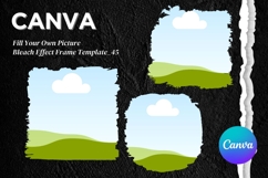 Grunge Canva Frame Distressed Square Rectangle Add Photo_45 Product Image 1