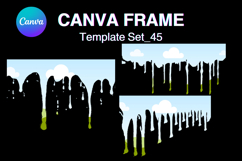 Drip Canva Frame Water Drop Dripping Borders add Photo 45 Product Image 1