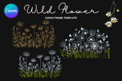 Wild Flower Canva Frame Bouquet Flower Add Photo_46 Product Image 1