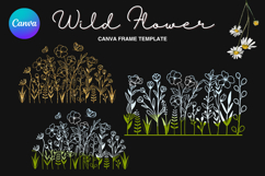 Wild Flower Canva Frame Bouquet Flower Add Photo_47 Product Image 1