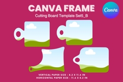 Kitchen Cutting Board Canva Frame Board for Serving Dishes_5 Product Image 2