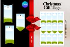 Christmas Gift Tags Canva Frame DIY Labels Editable Bag Tag Product Image 1