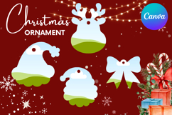 Christmas Ornament Canva Frame Christmas Tree Decorate Photo Product Image 1