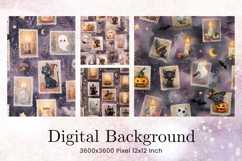 Halloween Pattern Background Scare Horror Ghost Wallpaper_50 Product Image 1