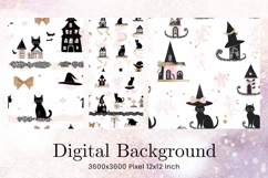 Halloween Pattern Background Scare Horror Ghost Wallpaper_53 Product Image 1