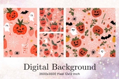 Halloween Pattern Background Scare Horror Ghost Wallpaper_56 Product Image 1