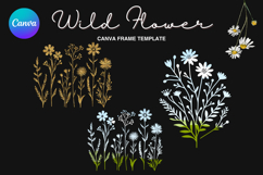 Wild Flower Canva Frame Bouquet Flower Add Photo_57 Product Image 1