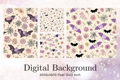Halloween Pattern Background Scare Horror Ghost Wallpaper_57 Product Image 1