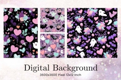 Halloween Pattern Background Scare Horror Ghost Wallpaper_59 Product Image 1
