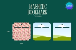 Display Magnetic Bookmark Canva Frame Template Editable_6 Product Image 1