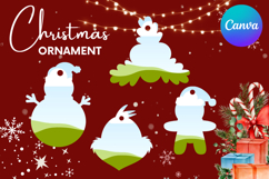 Christmas Ornament Canva Frame Christmas Tree Decorate Photo Product Image 1