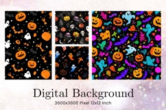Halloween Pattern Background Scare Horror Ghost Wallpaper_60 Product Image 1