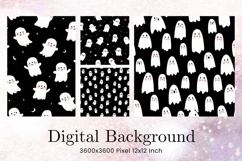 Halloween Pattern Background Scare Horror Ghost Wallpaper_66 Product Image 1