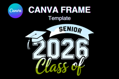Senior 2026 Canva Frame Varsity Sport Graduation Add Photo_7 Product Image 1