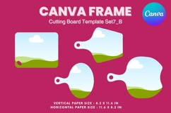 Kitchen Cutting Board Canva Frame Board for Serving Dishes_7 Product Image 2