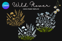 Wild Flower Canva Frame Bouquet Flower Add Photo_71 Product Image 1
