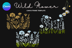 Wild Flower Canva Frame Bouquet Flower Add Photo_72 Product Image 1
