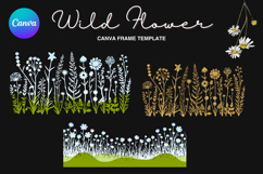 Wild Flower Canva Frame Bouquet Flower Add Photo_75 Product Image 1