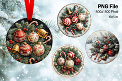 Christmas Ornament Gingerbread House Tree Decorate Design_76 Product Image 1