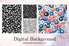Halloween Pattern Background Scare Horror Ghost Wallpaper_76 Product Image 1